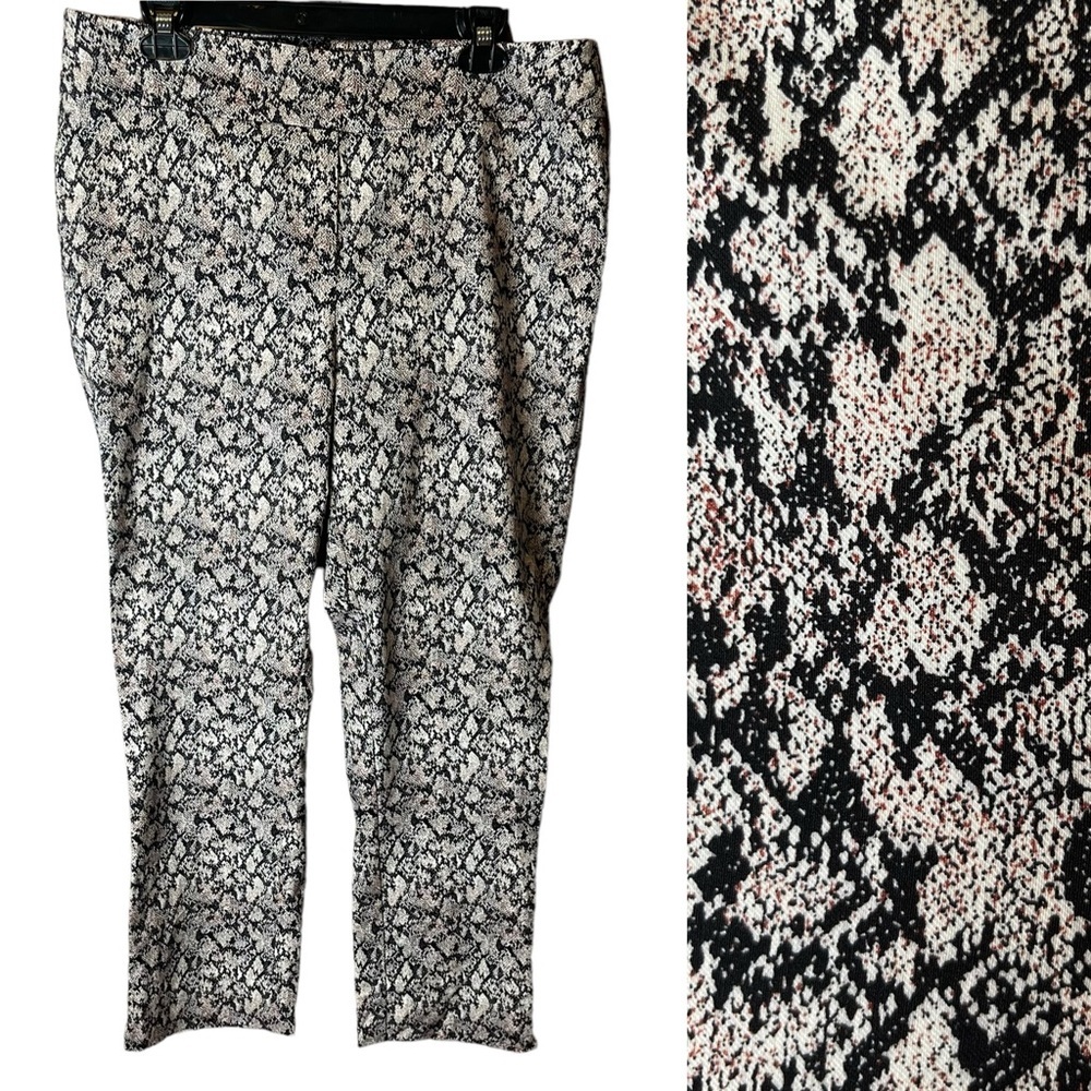Erica Taylor Stitch Fix Snake Skin Print Pants 1X